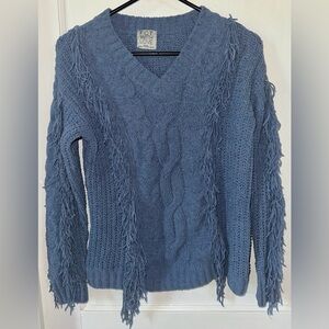 FCT with Love fringe sweater size small